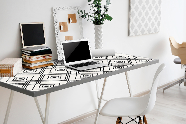 Sous-main bureau Illusion géométrique