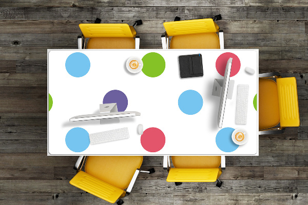Tapis de bureau Points colorés