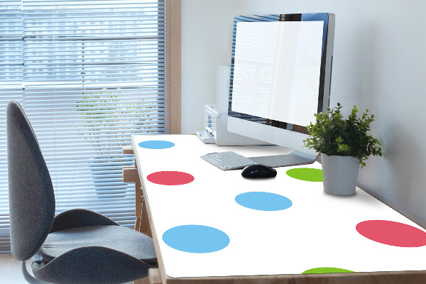 Tapis de bureau Points colorés