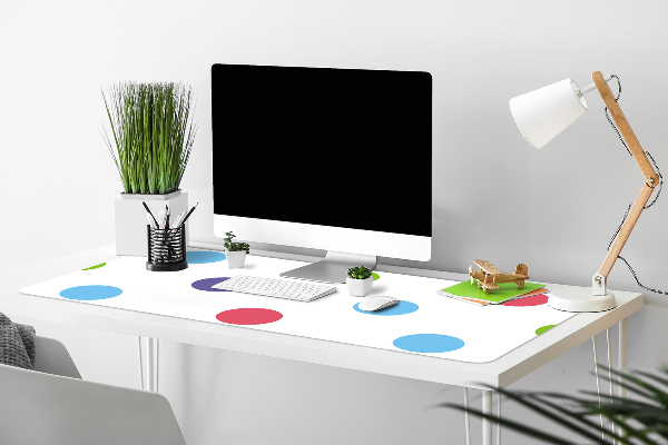 Tapis de bureau Points colorés