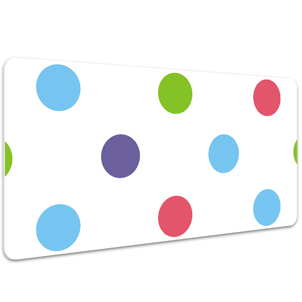 Tapis de bureau Points colorés