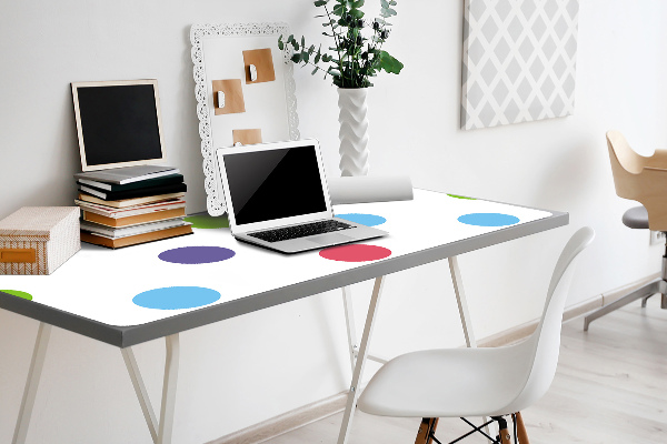 Tapis de bureau Points colorés