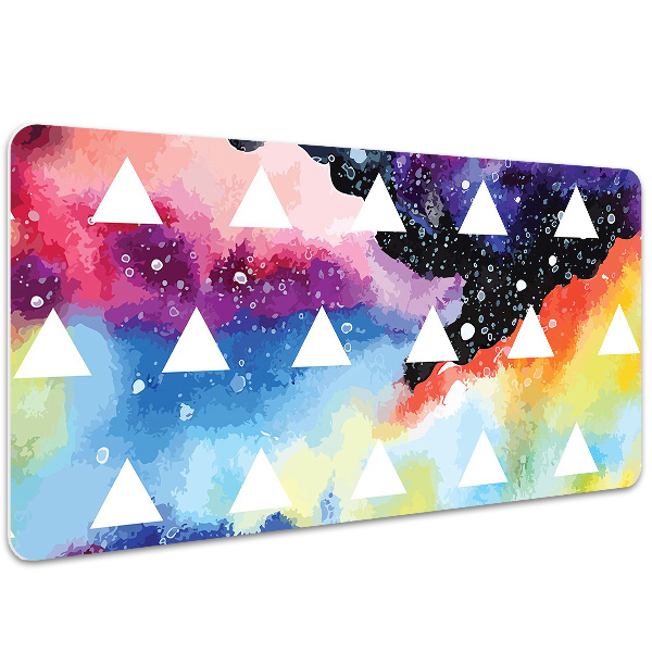 Sous-main bureau Triangles cosmiques