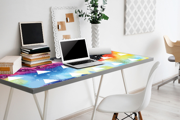 Sous-main bureau Triangles cosmiques