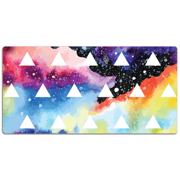 Sous-main bureau Triangles cosmiques