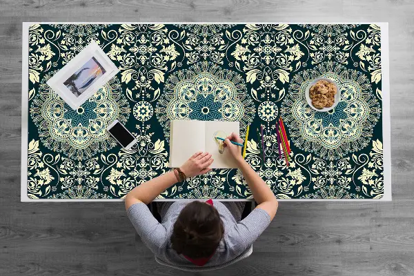Sous main de bureau Damassé