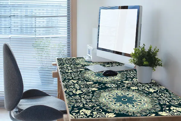 Sous main de bureau Damassé