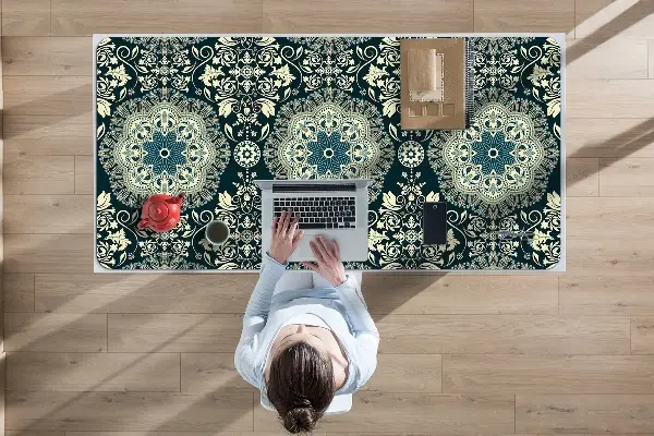 Sous main de bureau Damassé