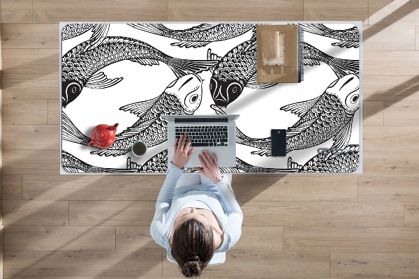Sous main de bureau Poisson koi