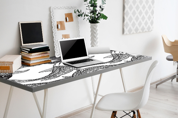 Sous main de bureau Poisson koi