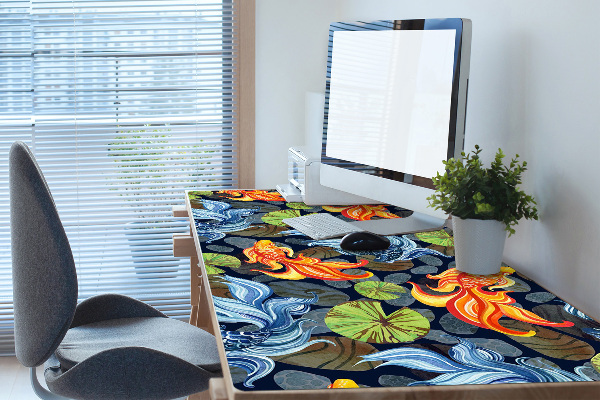 Sous main de bureau Poisson rouge