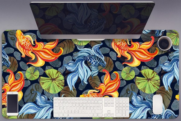 Sous main de bureau Poisson rouge