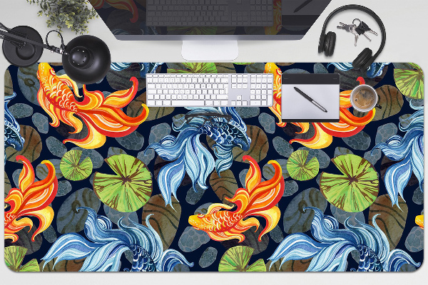 Sous main de bureau Poisson rouge