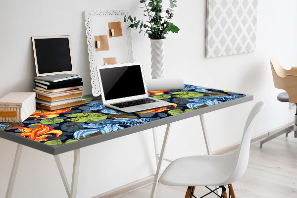 Sous main de bureau Poisson rouge