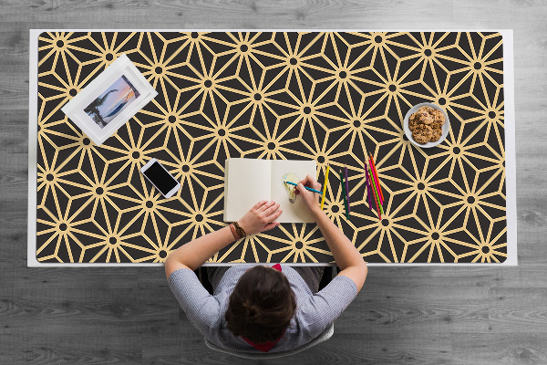 Sous-main bureau Modèle de cubes