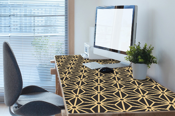 Sous-main bureau Modèle de cubes