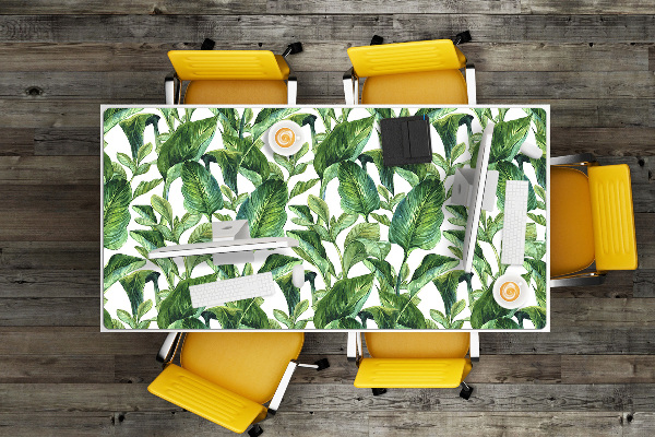 Protège bureau Feuilles tropicales