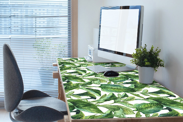 Protège bureau Feuilles tropicales