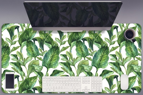 Protège bureau Feuilles tropicales