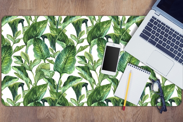 Protège bureau Feuilles tropicales