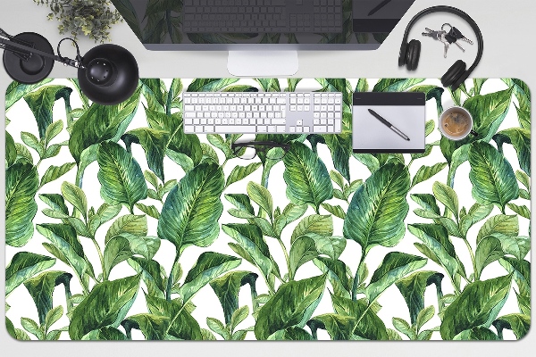 Protège bureau Feuilles tropicales