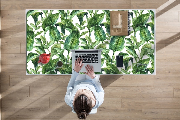 Protège bureau Feuilles tropicales