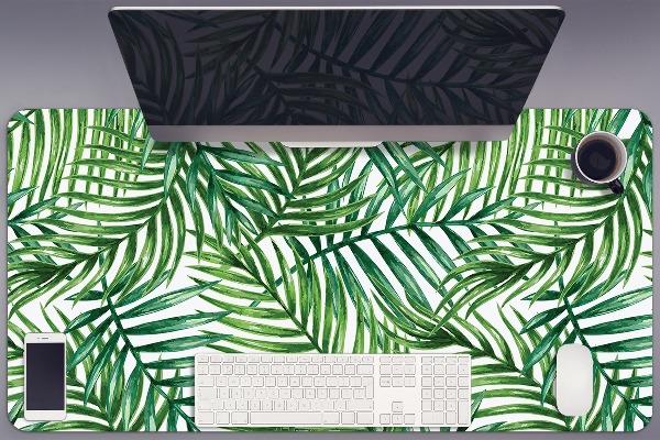 Protège bureau Feuilles exotiques