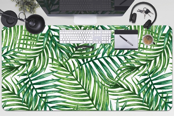 Protège bureau Feuilles exotiques
