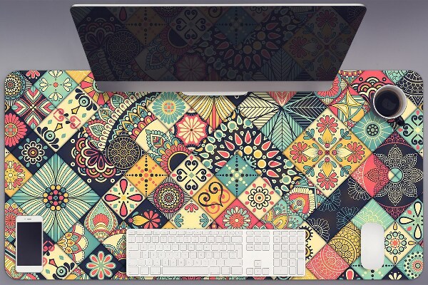 Sous-main bureau Mosaïque ethnique