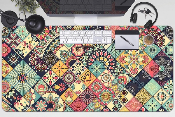 Sous-main bureau Mosaïque ethnique
