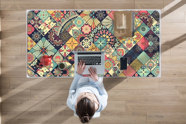 Sous-main bureau Mosaïque ethnique