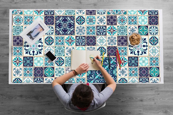 Sous-main bureau Beau patchwork