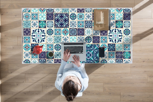 Sous-main bureau Beau patchwork