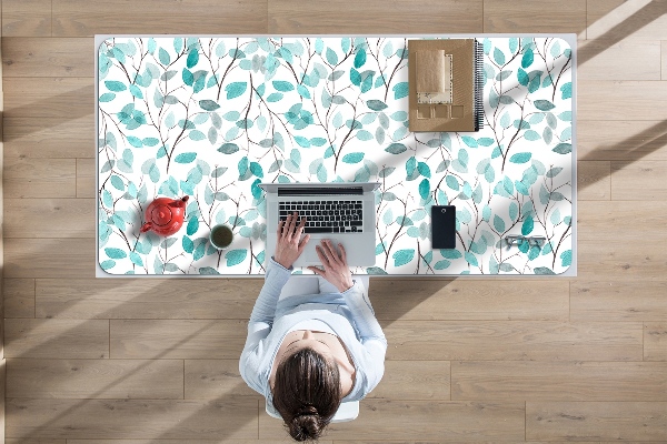 Tapis de bureau Feuilles d'aquarelle