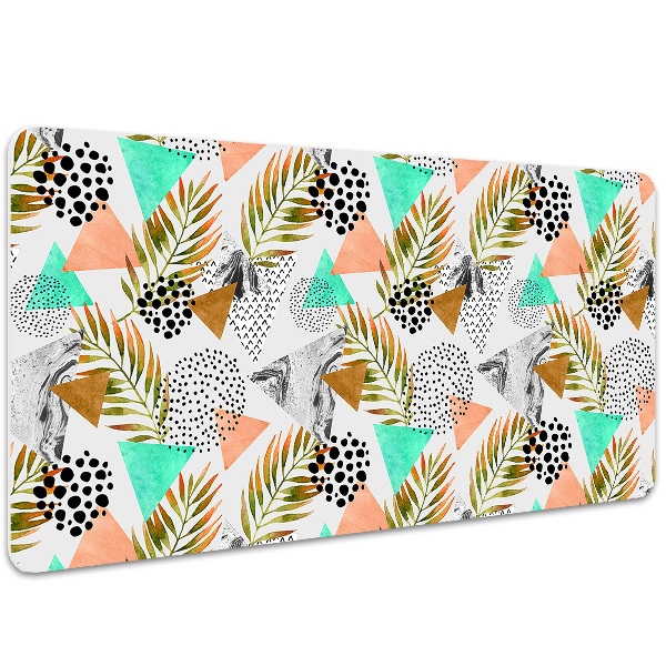 Tapis de bureau Points et feuilles