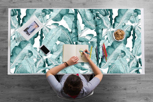 Sous-main bureau Feuilles de banane