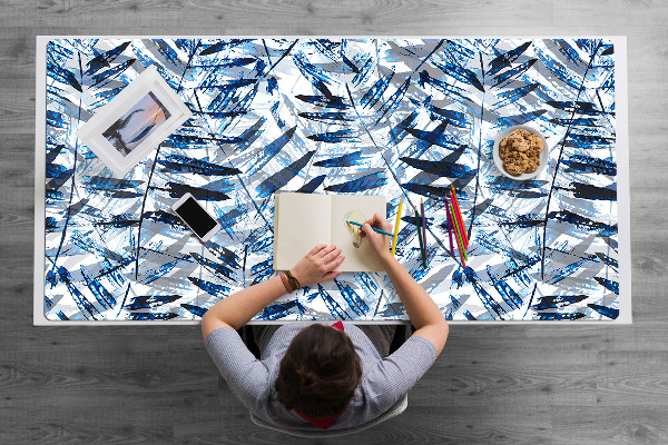 Protège bureau Feuilles tropicales