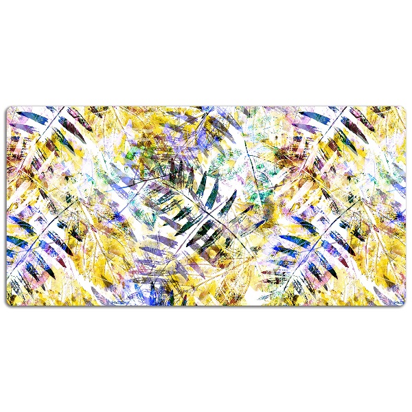 Tapis de bureau feuilles d'or