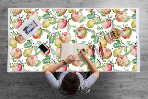Sous-main bureau Pommes et poires