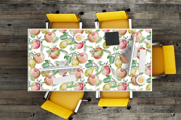 Sous-main bureau Pommes et poires