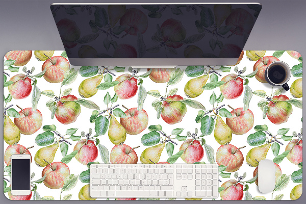 Sous-main bureau Pommes et poires