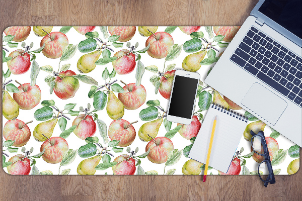 Sous-main bureau Pommes et poires