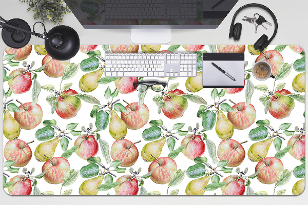 Sous-main bureau Pommes et poires