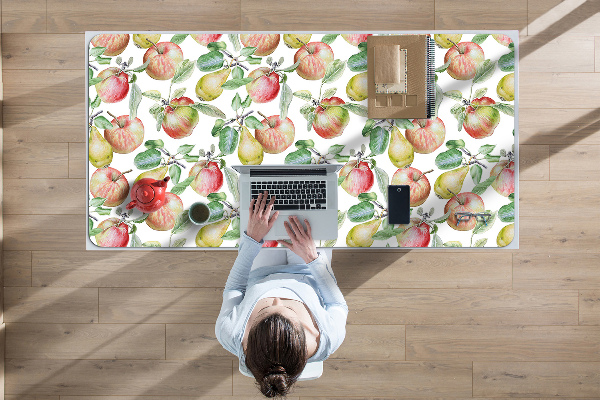 Sous-main bureau Pommes et poires