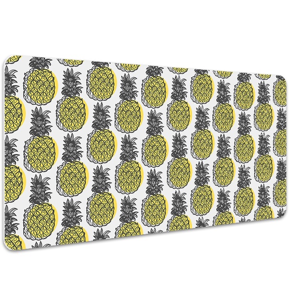 Sous-main bureau Motif d'ananas