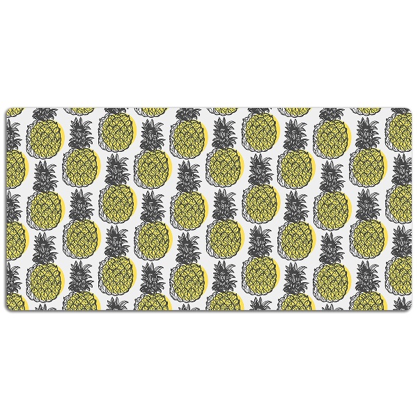 Sous-main bureau Motif d'ananas