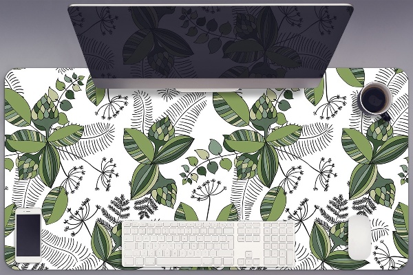 Tapis de bureau Modèle botanique
