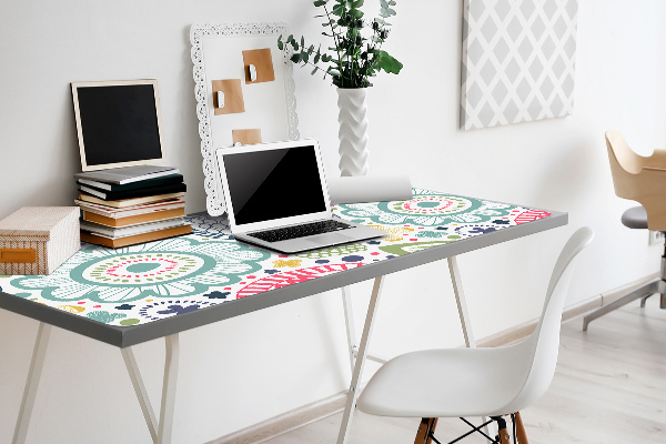 Tapis de bureau Fleurs colorées