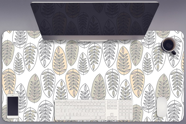 Sous-main bureau Feuilles. Graphiques