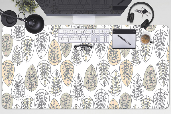 Sous-main bureau Feuilles. Graphiques